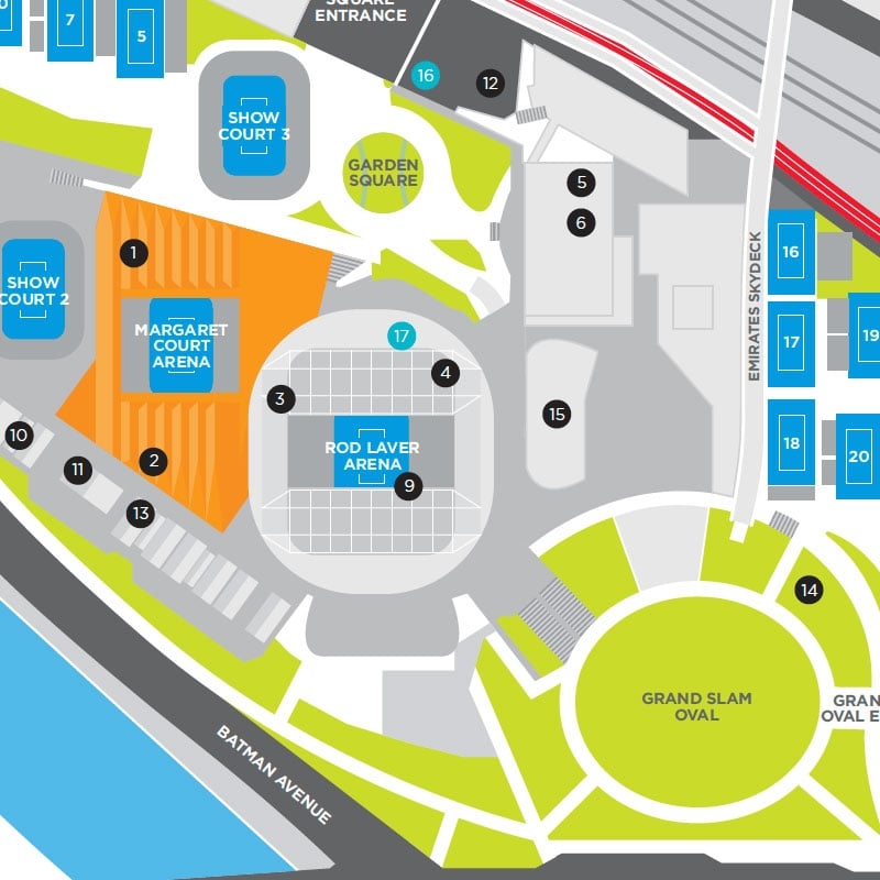 Maps Australian Open   Hospitality Map T 