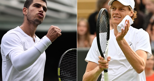 Alcaraz v Sinner: Future rivals to fight for Wimbledon quarterfinal | AO