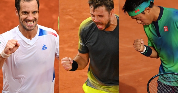 Wawrinka, Nishikori, Gasquet turn back the clock at Roland Garros