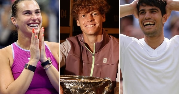 Best players at the Grand Slams in 2024