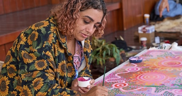 Australian Open welcomes Bobbi Lockyer as 2025 First Nations artist