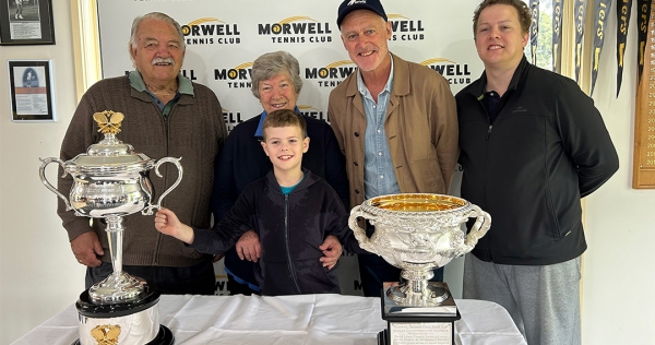 AO On The Road: Trophies visit Morwell, honouring historic tennis legacy